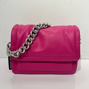 Marc Jacobs Pink The Softshot 21 Leather Bag